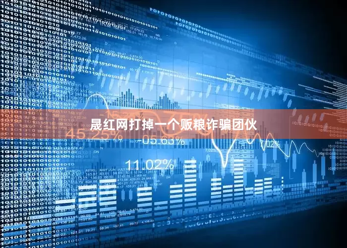 晟红网打掉一个贩粮诈骗团伙