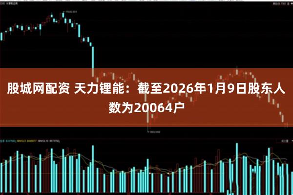 股城网配资 天力锂能：截至2026年1月9日股东人数为20064户